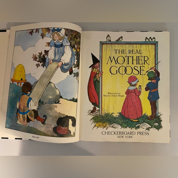 Vintage Children’s Hardcover book The Real Mother Goose - Picture 6 of 8